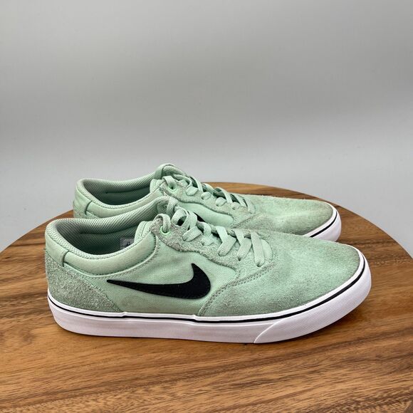 Nike SB Chron 2 Shoes Mens Size 8.5 Green Suede Skate Casual Comfort Sneakers main image 6